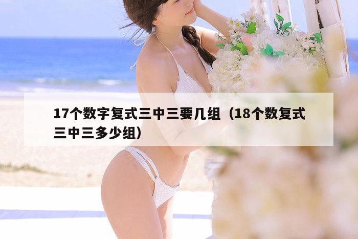 17个数字复式三中三要几组（18个数复式三中三多少组）